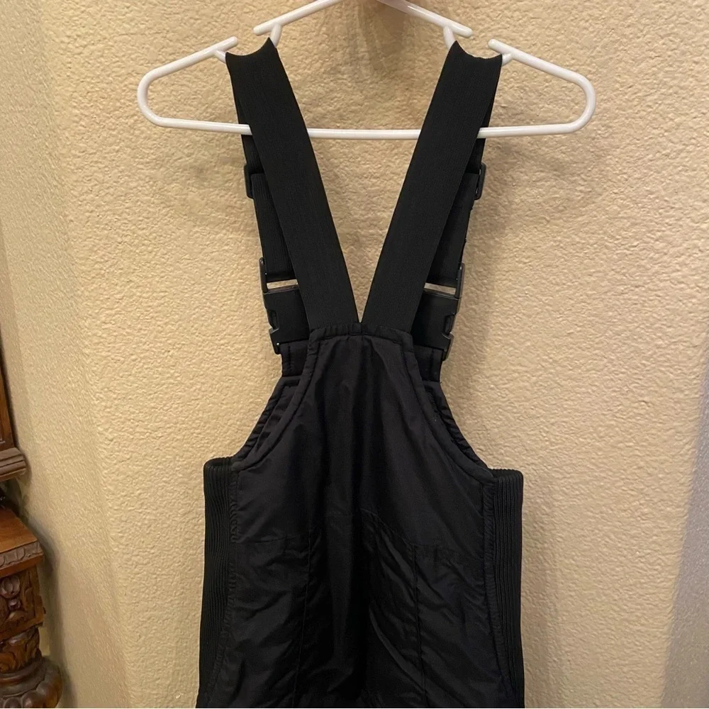 SPORT ESSENTIALS Kids Black Bib Ski Snowboard Snowsuit Size 6 Yrs-Unisex